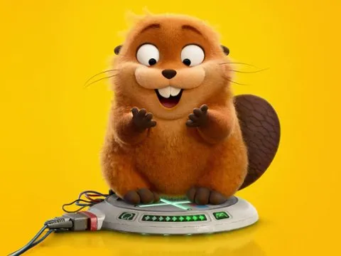 Hopped - beaver animal