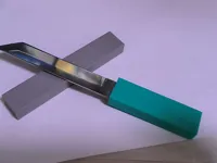 盘1为刀柄,盘2为刀鞘,手机可打