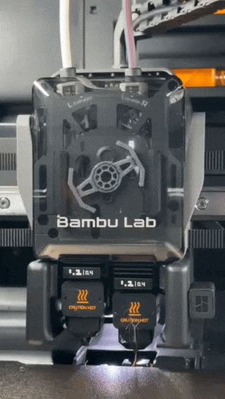 Darth Vader Ship H2D extruder spinner