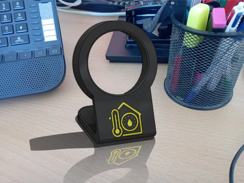 Support de thermomètre rond - THERM'HOME
