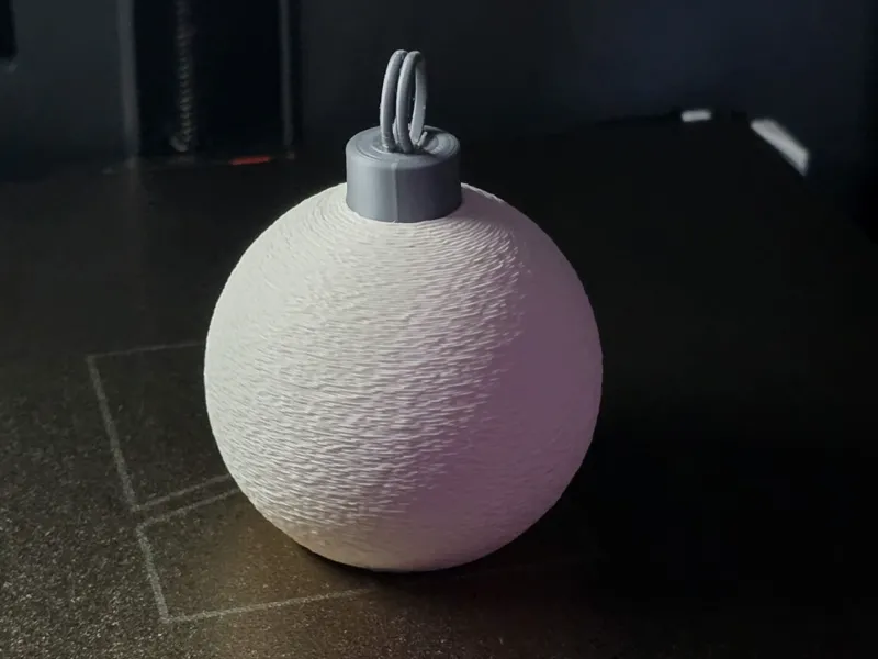 bauble place card holder