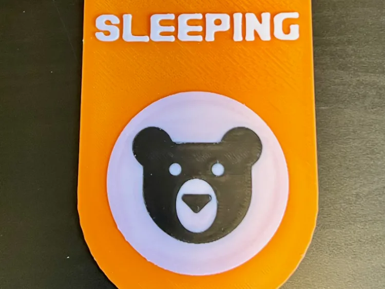 Sleeping Bear Door Hanger