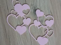 Décoration cœur pour gâteau ou bouquet — photo 1