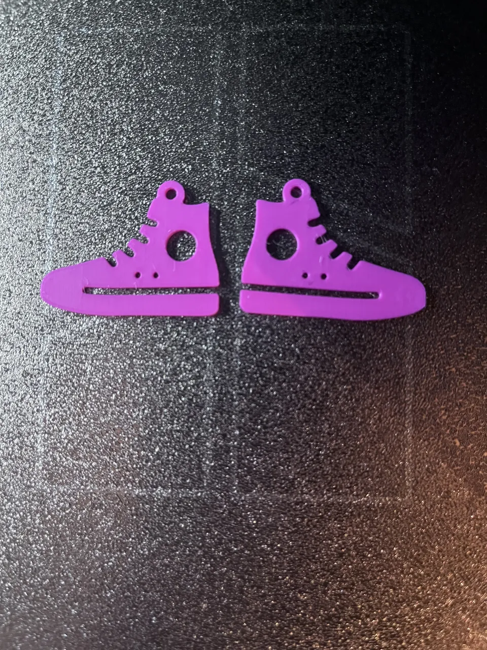 Converse Inspired All Star Earrings - Quick Print view 2