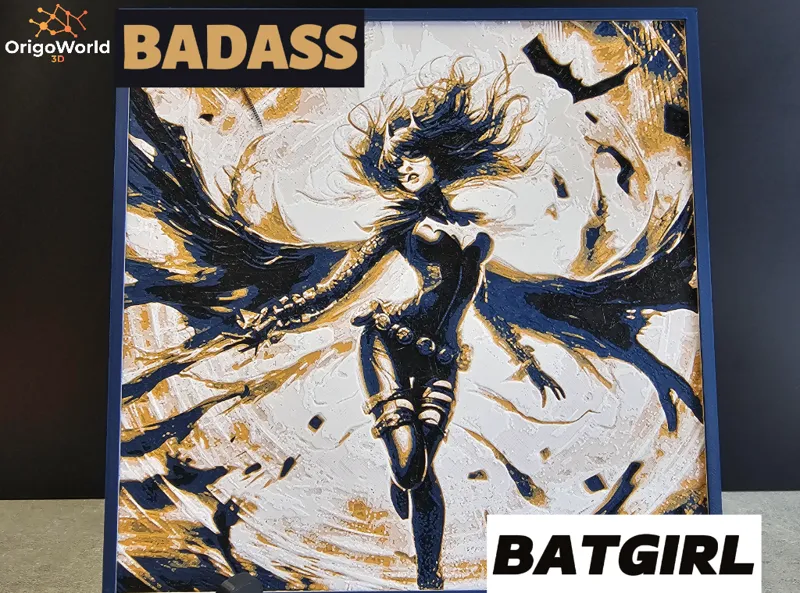 Badass Batgirl with customizable framework