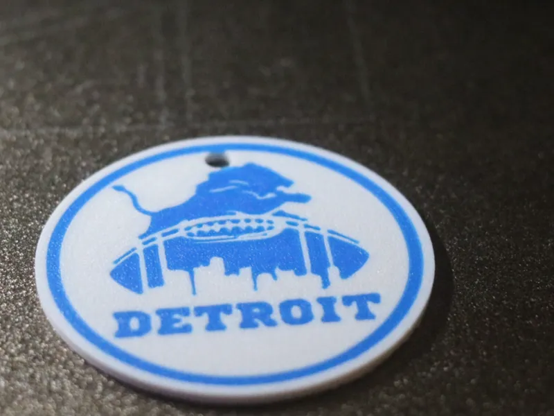 DETROIT LIONS KEYCHAIN/CHRISTMAS ORNAMENT