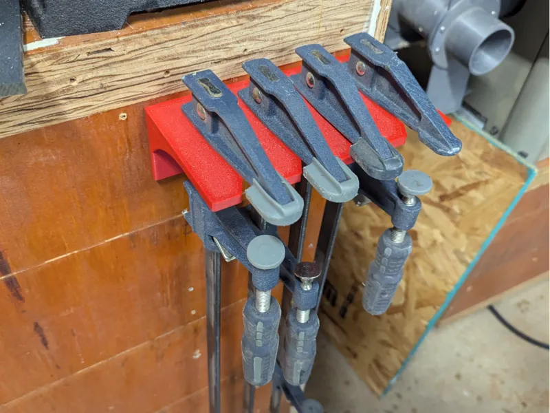 F Clamp Rack - 4 Position F style Clamp Hanger