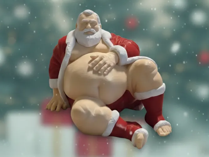 Relaxing Santa