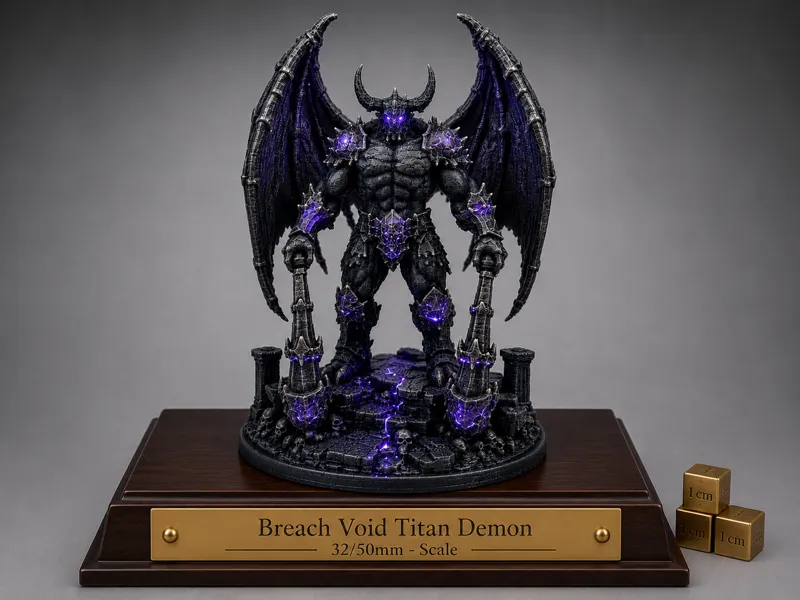 Breach Void Titan Demon Miniature