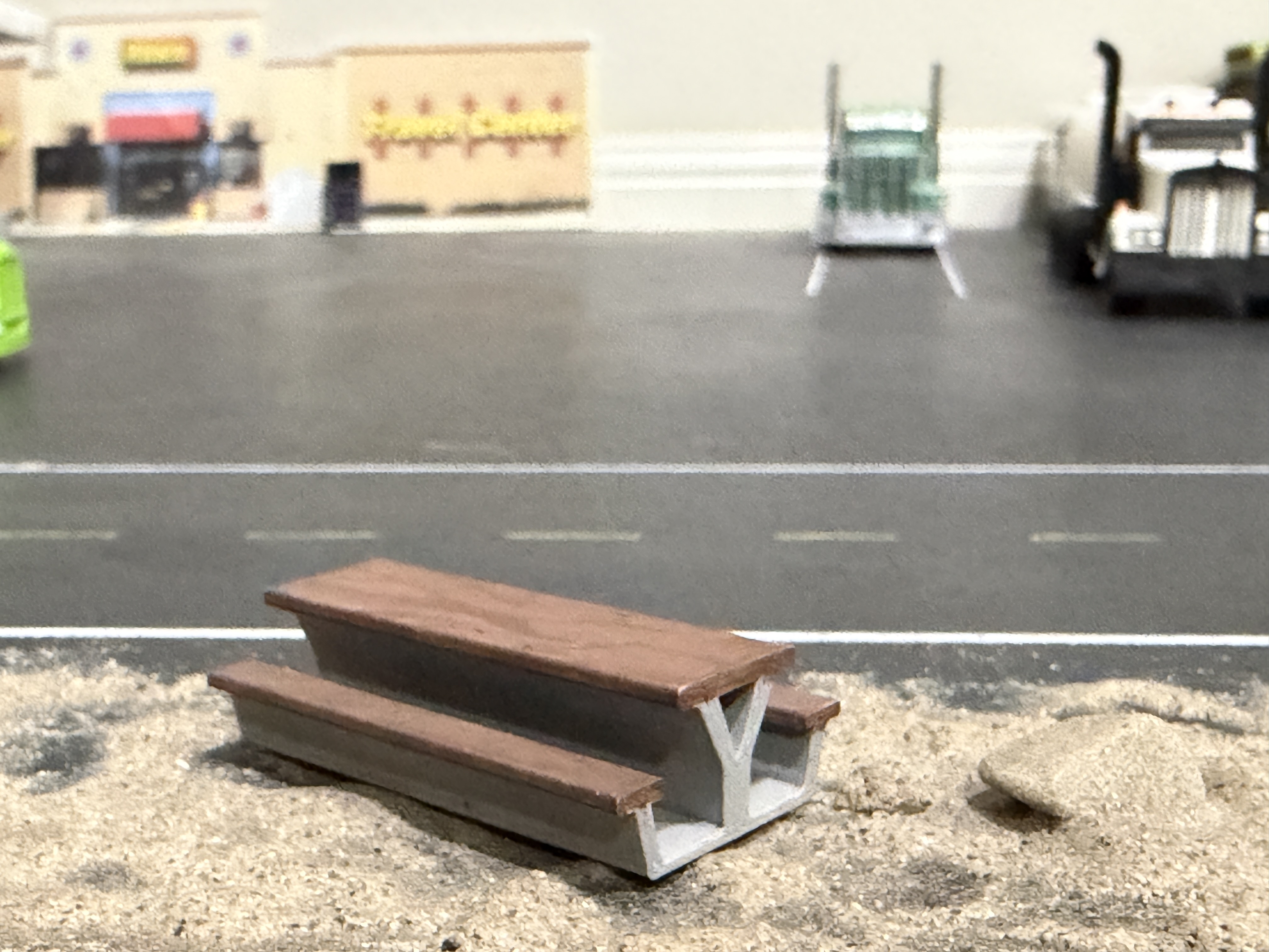 Miniatura 3 do modelo 3D 1-64 Picnic Table