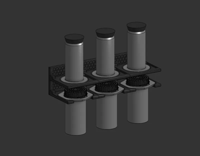 Wall-Mounted AeroPress Organizer