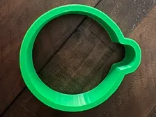 3.25" View from the Top Coffee Cup Cookie Cutter