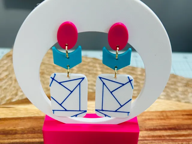 Funky Geometric Earrings