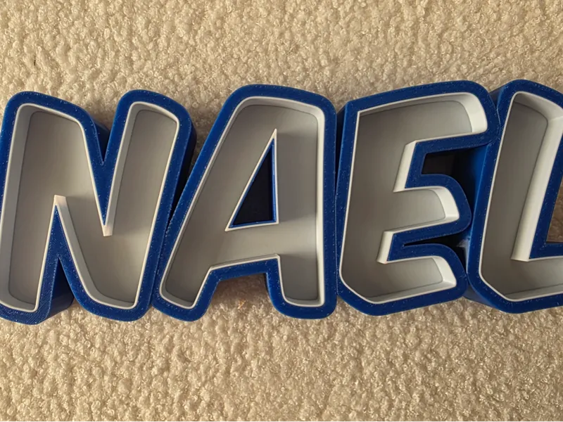 LED Namenslampe NAEL