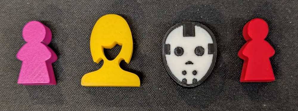 Final Girl Board Game Tokens - Free 3D Print Model - MakerWorld