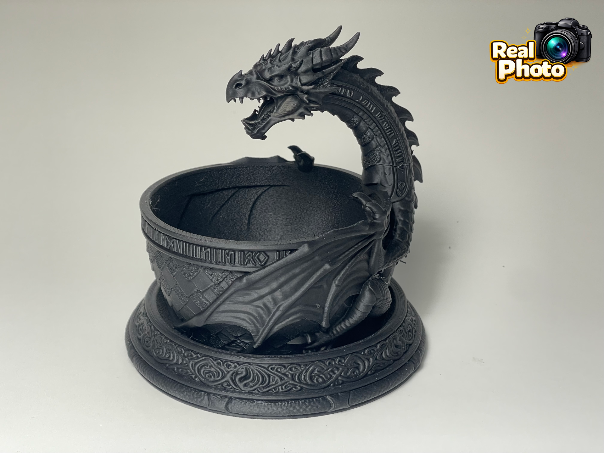 Dragon Guardian – Fantasy  Planter / Desk Catchall