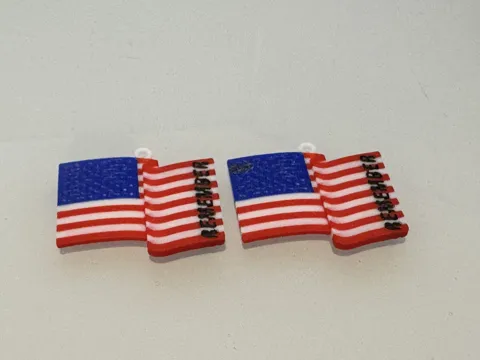 Memorial Day Earrings view 2