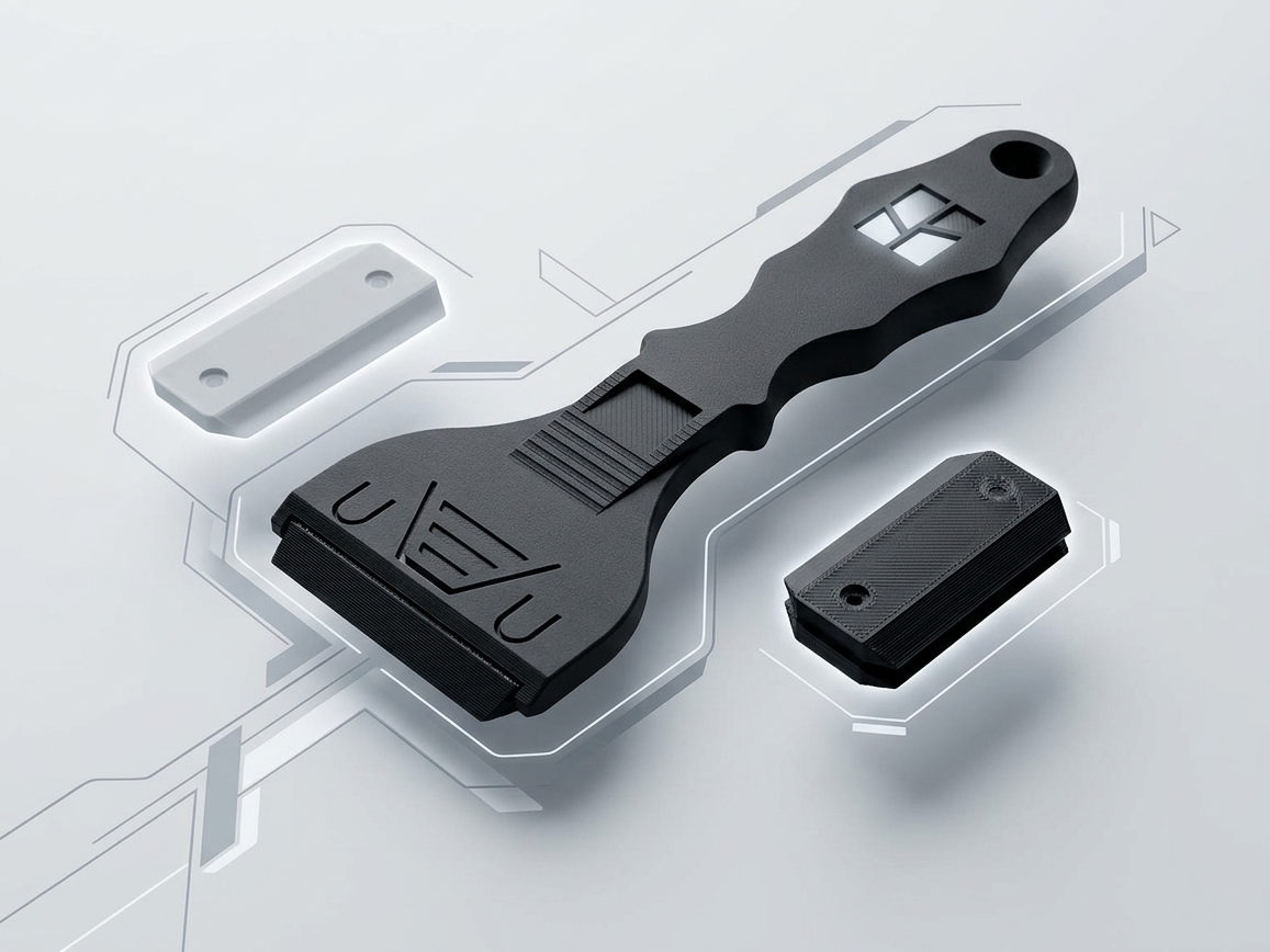 Ergonomic Handle Scraper Interchangeable Blades