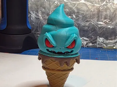 Angry Ice Cream Cone (Fidget Edition)