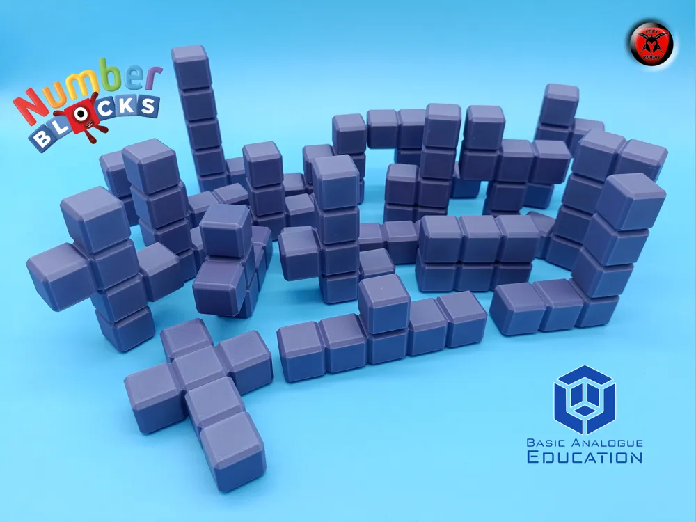 Number blocks for children to learn creativity - Free 3D Print Model ...