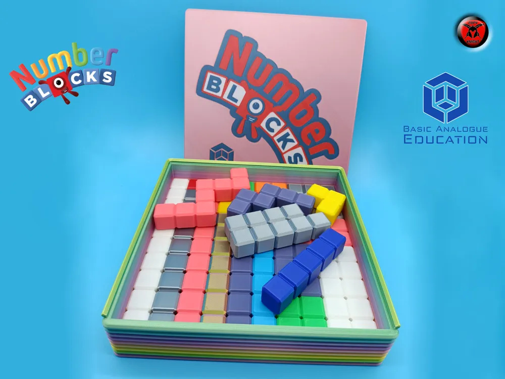 Number blocks for children to learn creativity - Free 3D Print Model ...