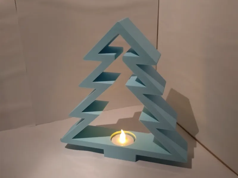 Minimalistisch schlichter Weihnachtsbaum