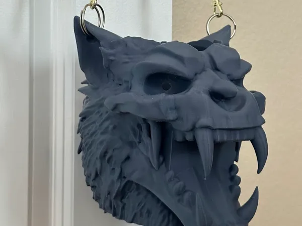 Sac à main crâne de loup-garou