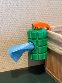 0.16mm layer, 4 walls, 15% infill, Green/Orange