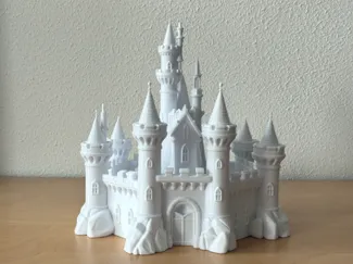 Fantasy Castle Painting Model