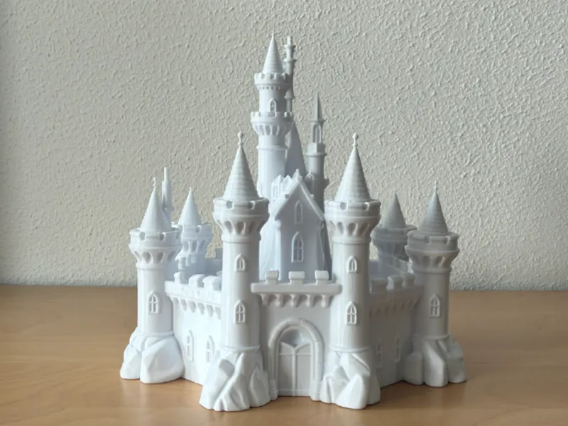 Fantasy Castle Painting Model
