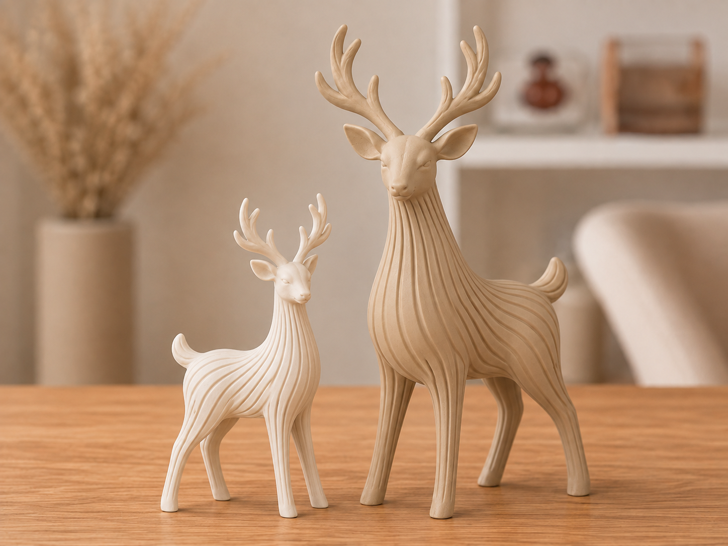 Deer Stylish Japandi Style Animal - 1