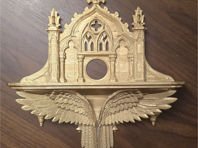 Cathedral Wings Wall Shelf