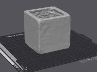 Stone flower pot small