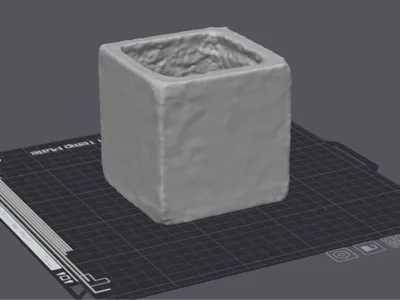 Stone flower pot small
