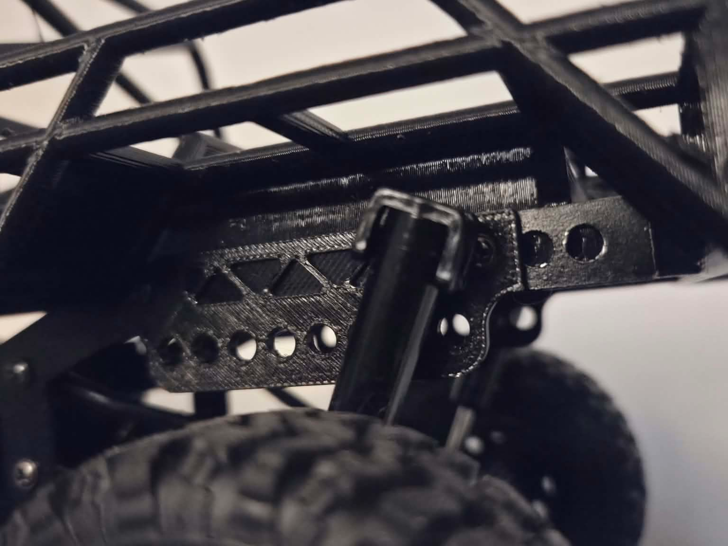 WPL c24 addition suspension mounts 3D model