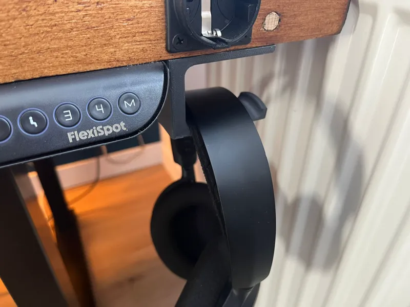 Headphone desk hanger