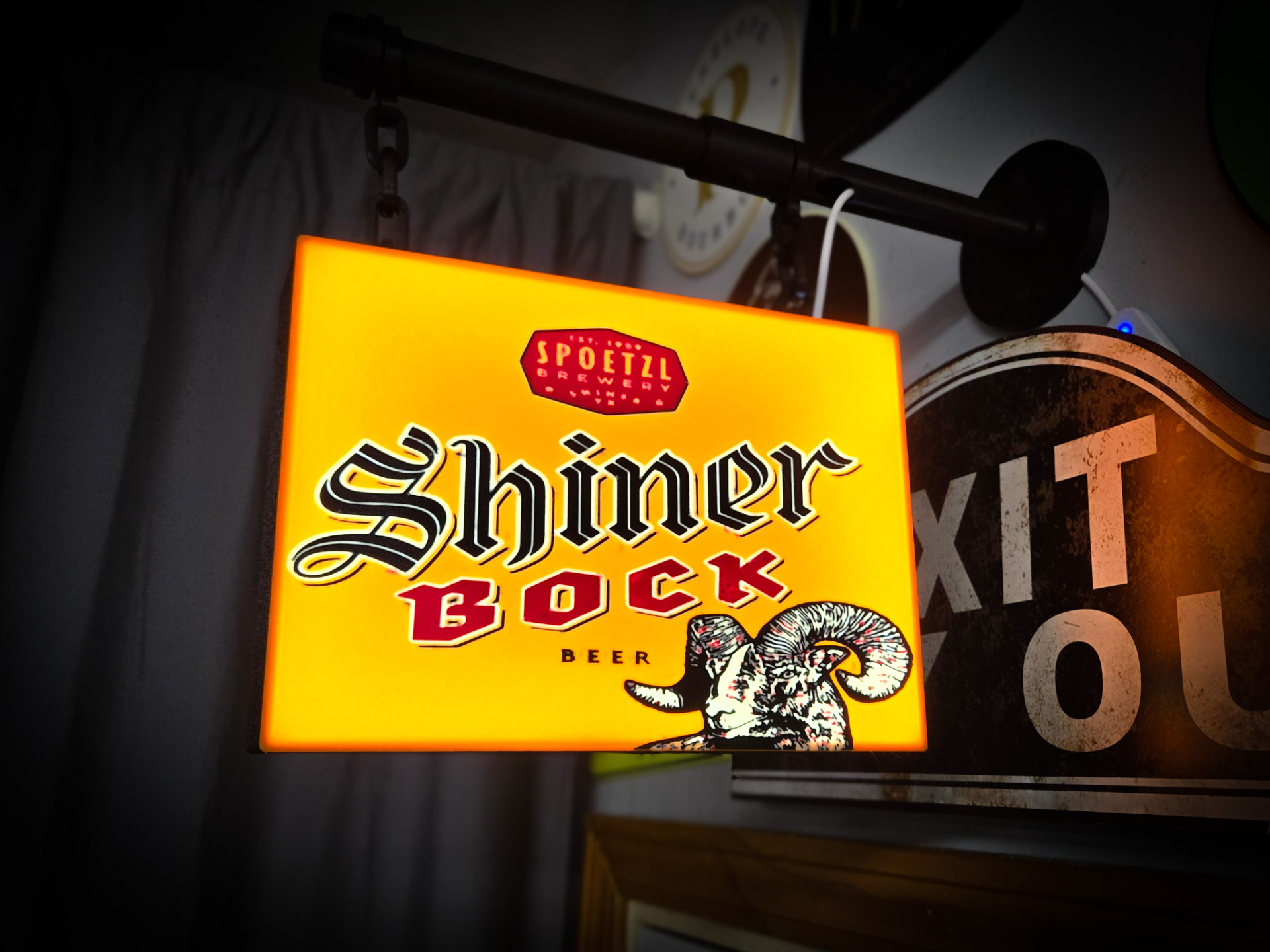 SHINER BOCK ~ 2-Sided Rectangle Lightbox