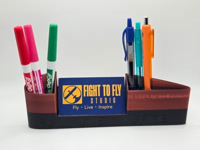 Aircraft Airfoil Desk Organizer – Pen Holder