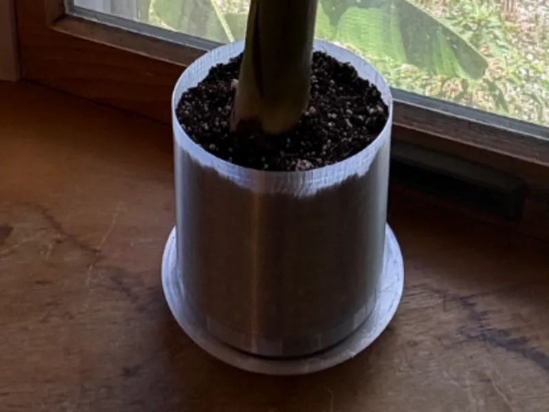 4" Drain Pot with Tray LITE