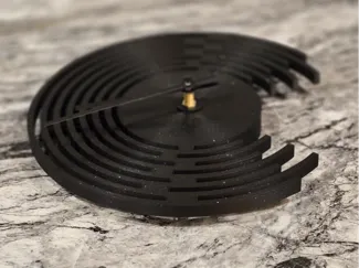 Silent Spiral Wall Clock