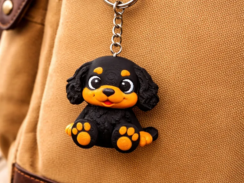 Porte-clé chien Cocker