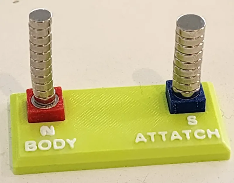 Magnet polarity Board, North - South. CUSTOM  SIZE
