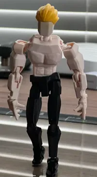 Separate head and hair