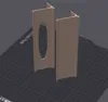 Desk Stand with and without hole. (Tighter Fit)