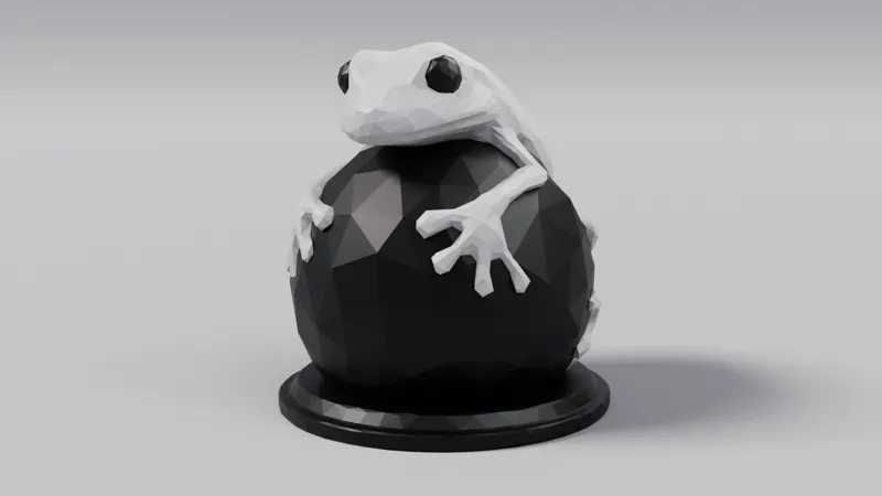 Low Poly Tree Frog
