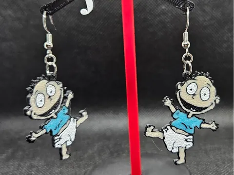Tommy Pickles earrings - rugrats
