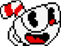 Cuphead Pixel Puzzle 4mm
