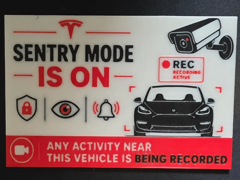 Tesla Sentry Mode On 
