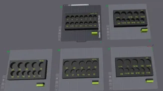 0.2mm, Husky Impact Sockets, Black/green