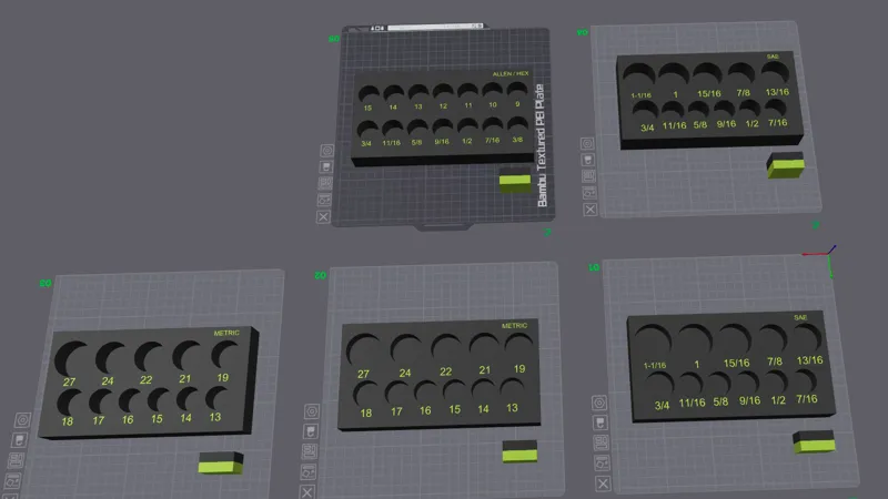 0.2mm, Husky Impact Sockets, Black/green